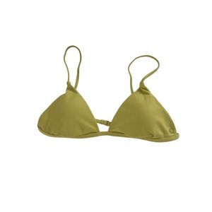Green/yellowish bikini swim top